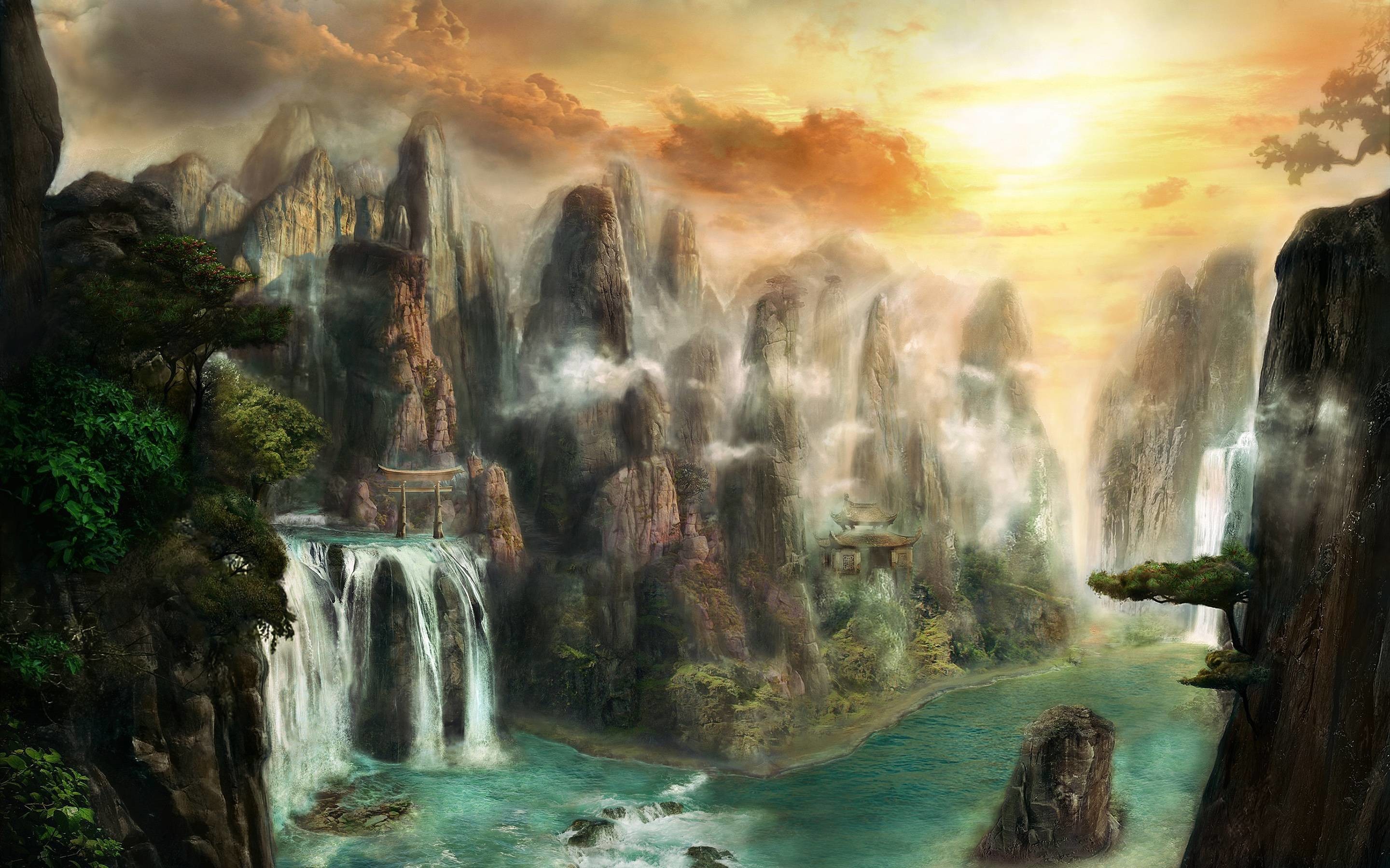 Fantasy World Wallpaper 4k , HD Wallpaper & Backgrounds