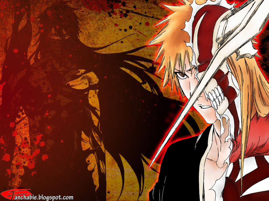 Ichigo Kurosaki Wallpaper Desktop Hd - Ichigo Bankai Black Hair , HD Wallpaper & Backgrounds