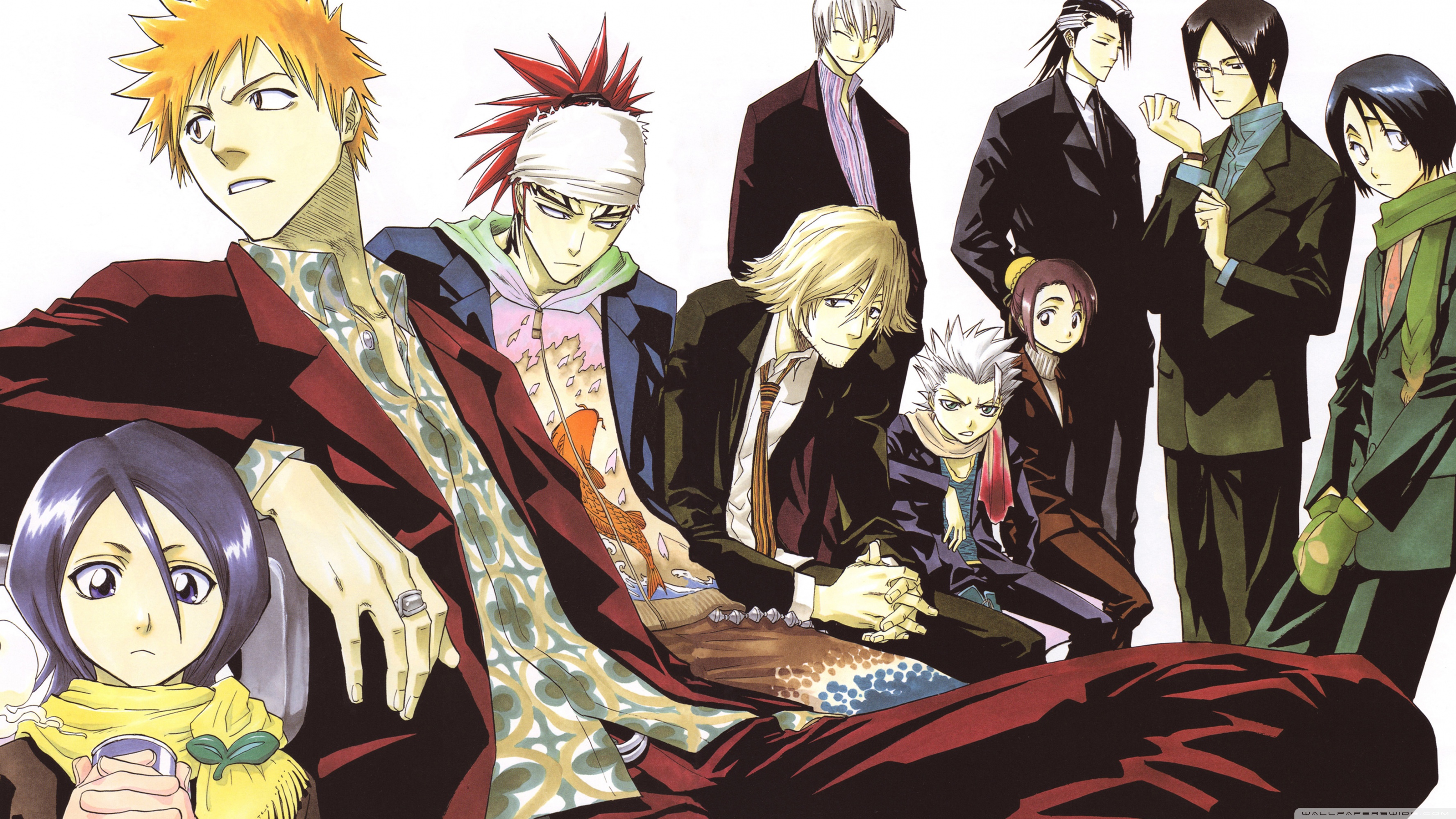 Uhd - Bleach Characters , HD Wallpaper & Backgrounds