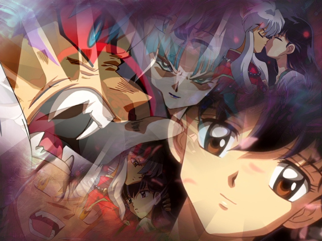 Inuyasha & Kagome - Inuyasha And Kagome Demon , HD Wallpaper & Backgrounds