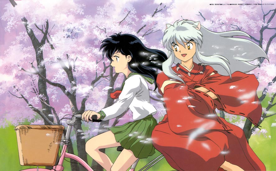 Recommended Anime's And Manga's Karatasi La Kupamba - Inuyasha Dan Kagome , HD Wallpaper & Backgrounds