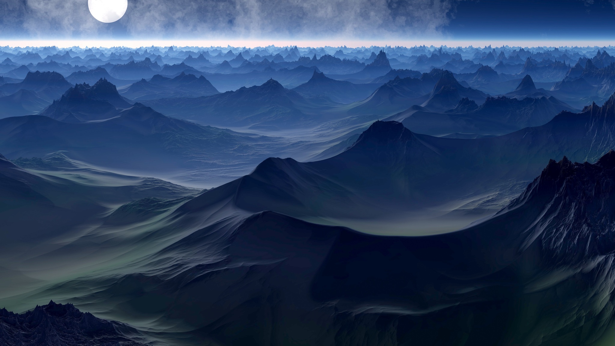 Fantasy Landscape Mountains In Fantasy World 5k J4 - Daniel Suarez Sci Fi Writer , HD Wallpaper & Backgrounds