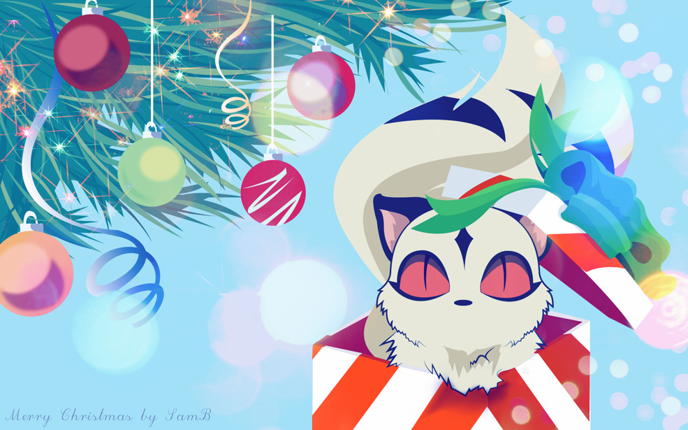 Everyone Wants A Kilala For Navidad - Anime Christmas Wallpaper 4k , HD Wallpaper & Backgrounds