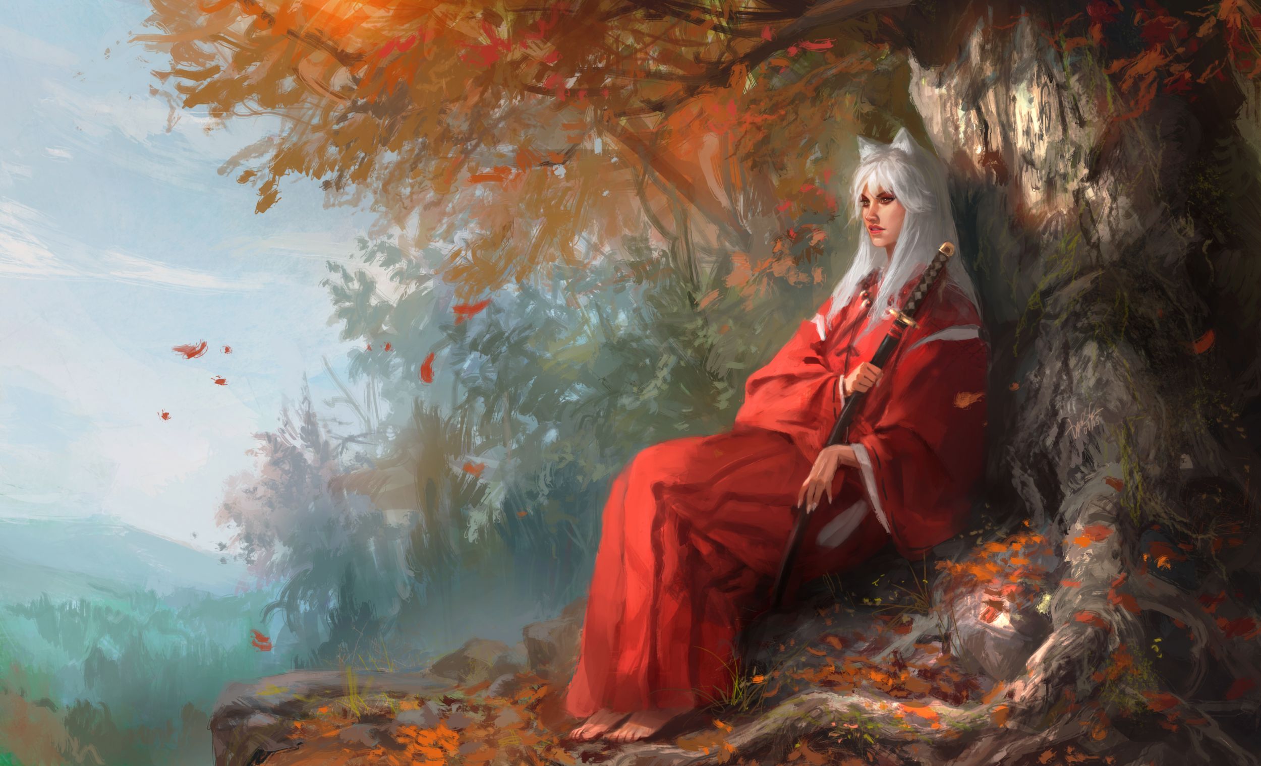 Inuyasha Pictures, Top On Wallpapers And Pictures Graphics - Inuyasha Fantasy , HD Wallpaper & Backgrounds
