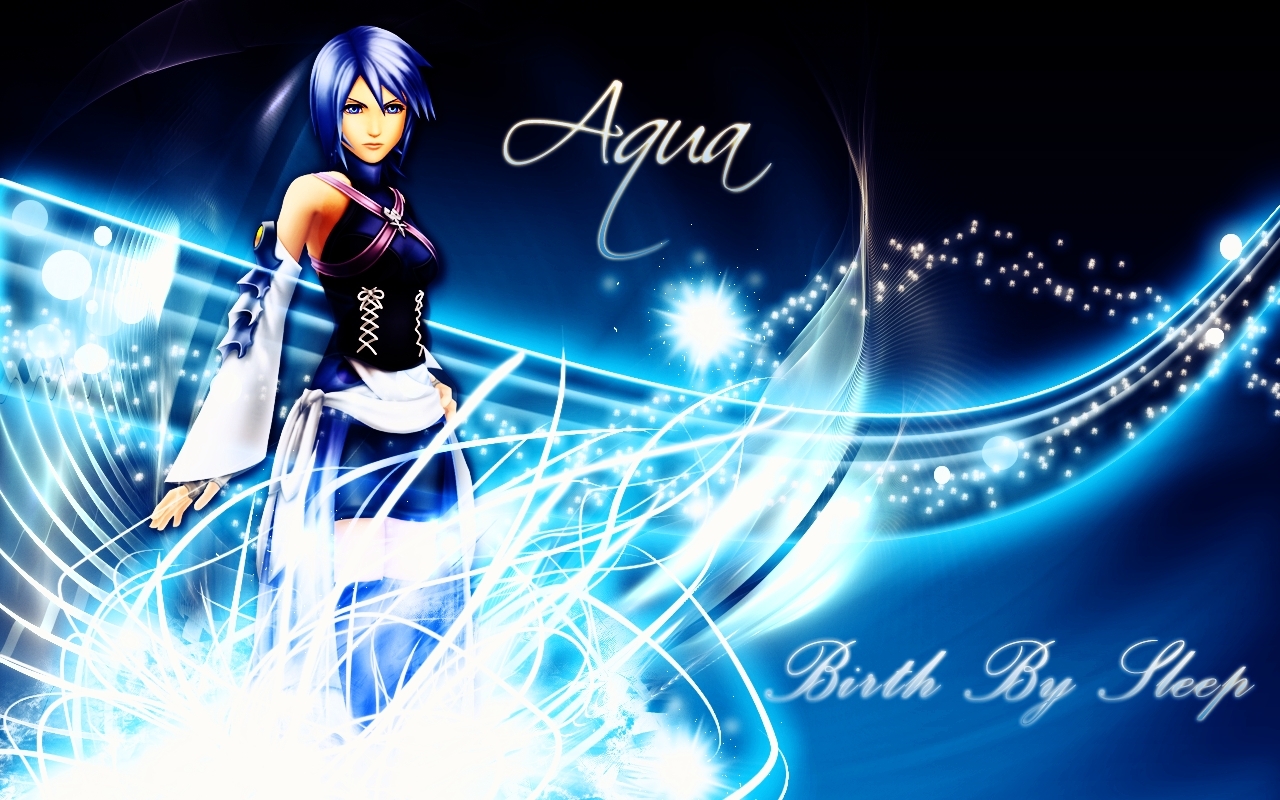 Aqua - Kingdom Hearts Background Aqua , HD Wallpaper & Backgrounds