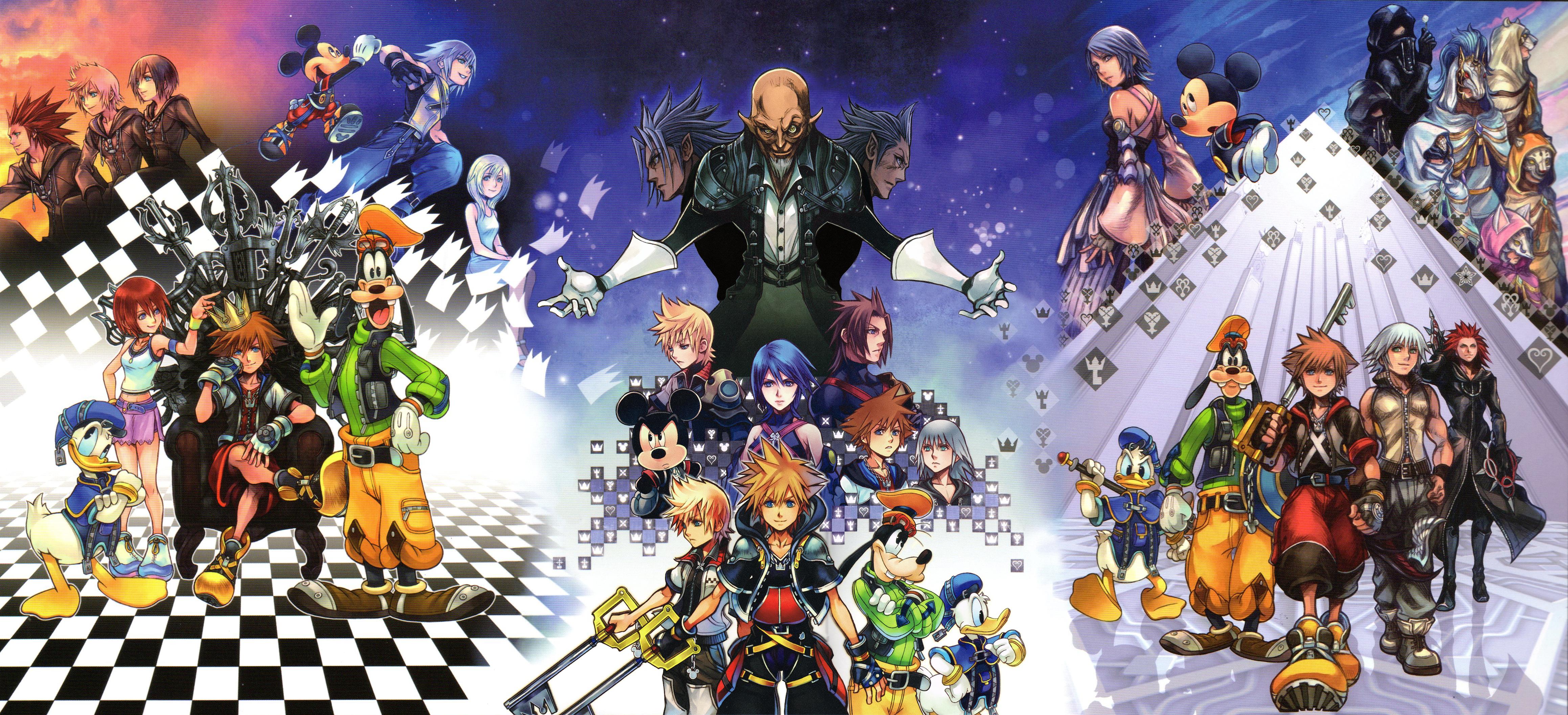 [3840 X 1080] This Might Be Tough, But Can Anyone Fix - Kingdom Hearts The Story So Far , HD Wallpaper & Backgrounds
