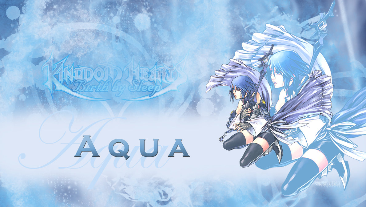 Kingdom Hearts Birth By Sleep Wallpaper - Aqua Wallpaper Kingdom Hearts , HD Wallpaper & Backgrounds