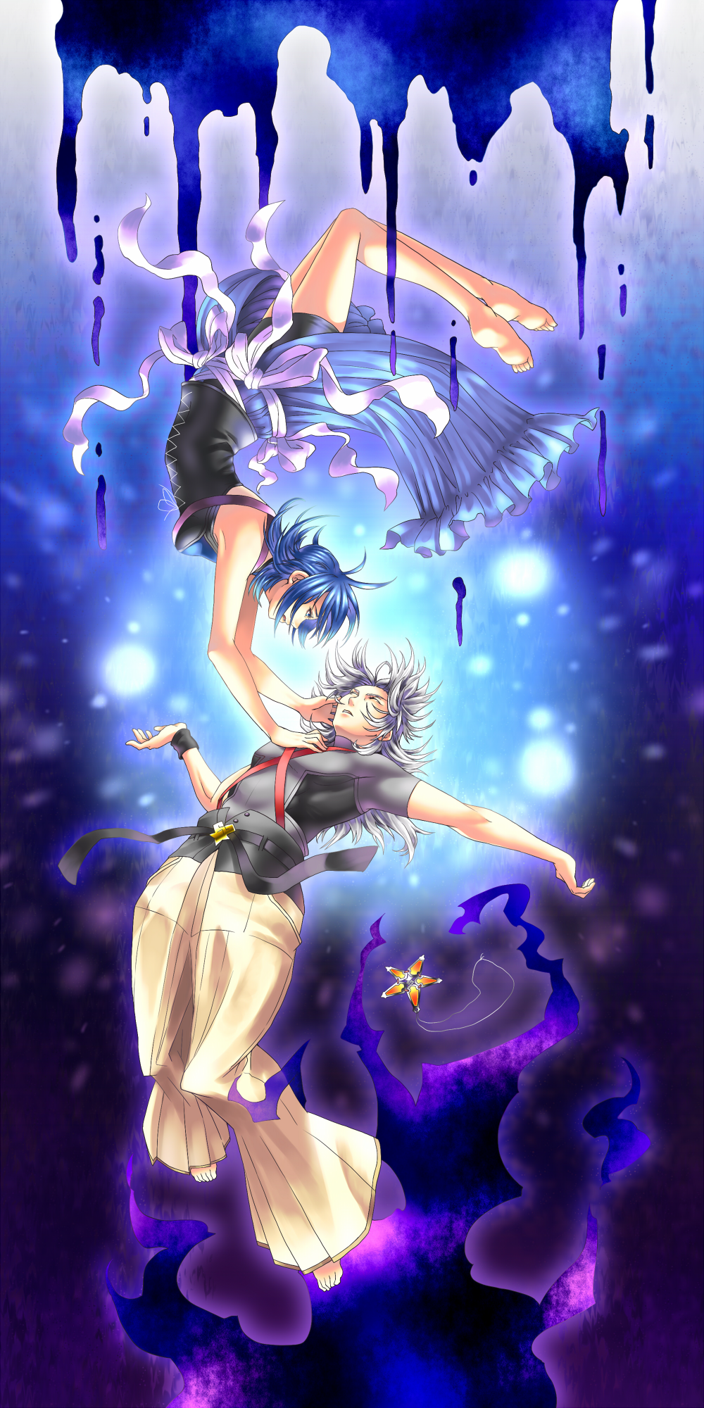 Kingdom Hearts Karatasi La Kupamba Ukuta Probably Containing - Kingdom Hearts Aqua Fall , HD Wallpaper & Backgrounds