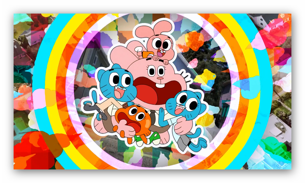 El Increíble Mundo De Gumball Temporada 3 Completa - Gumball And Darwin And Family , HD Wallpaper & Backgrounds