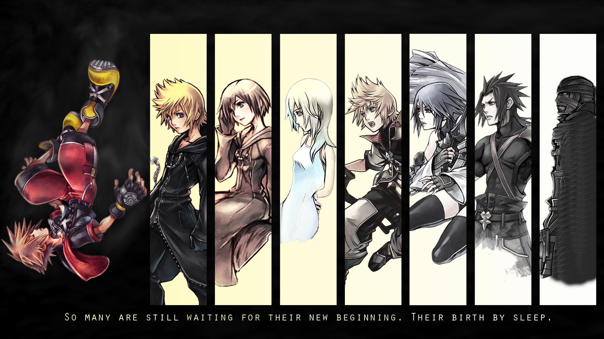 Kingdom Hearts Birth By Sleep Wallpaper - Cartoon , HD Wallpaper & Backgrounds