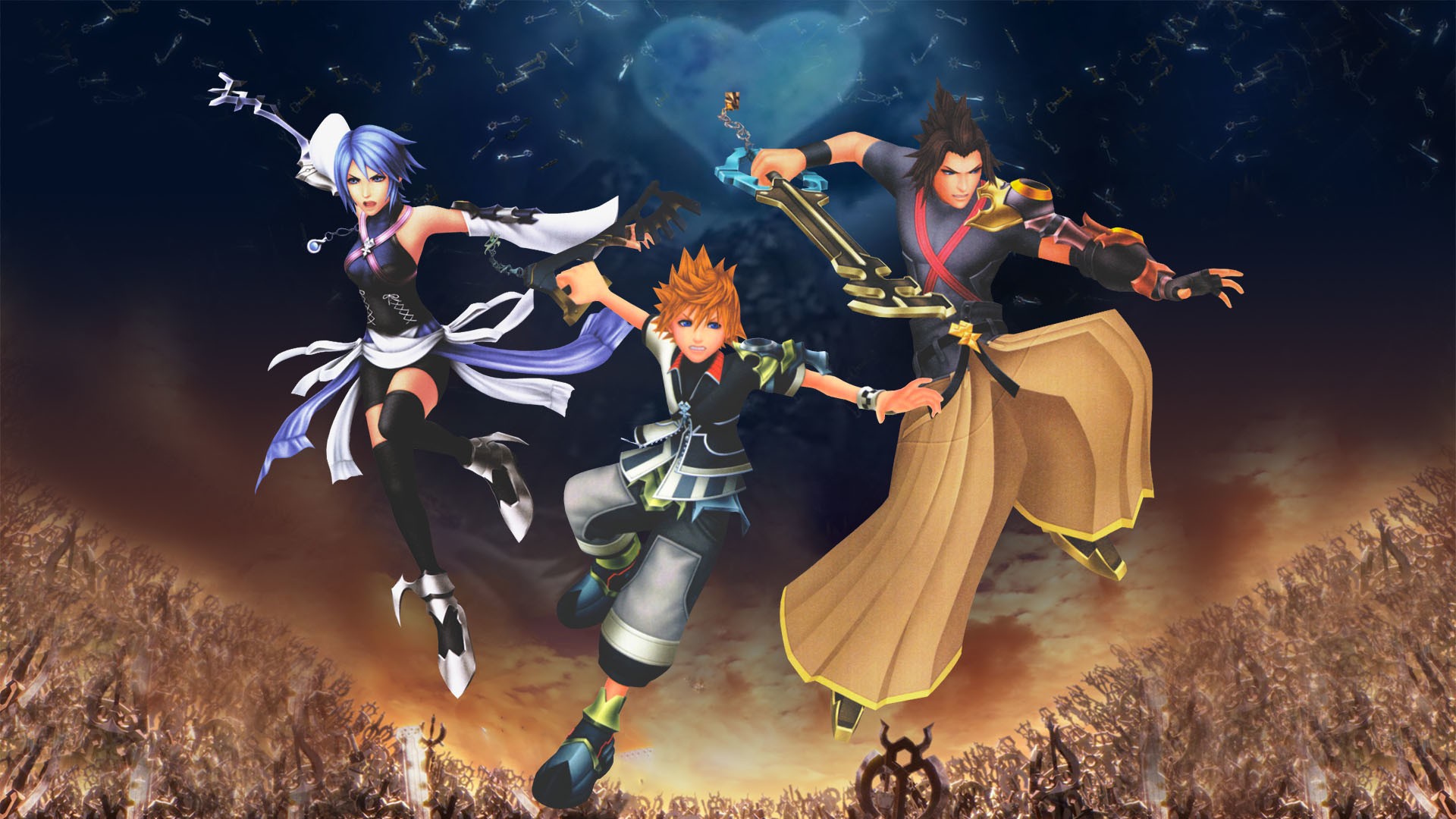 Kingdom Hearts Birth By Sleep Background Download Free - Kingdom Hearts Birth By Sleep , HD Wallpaper & Backgrounds