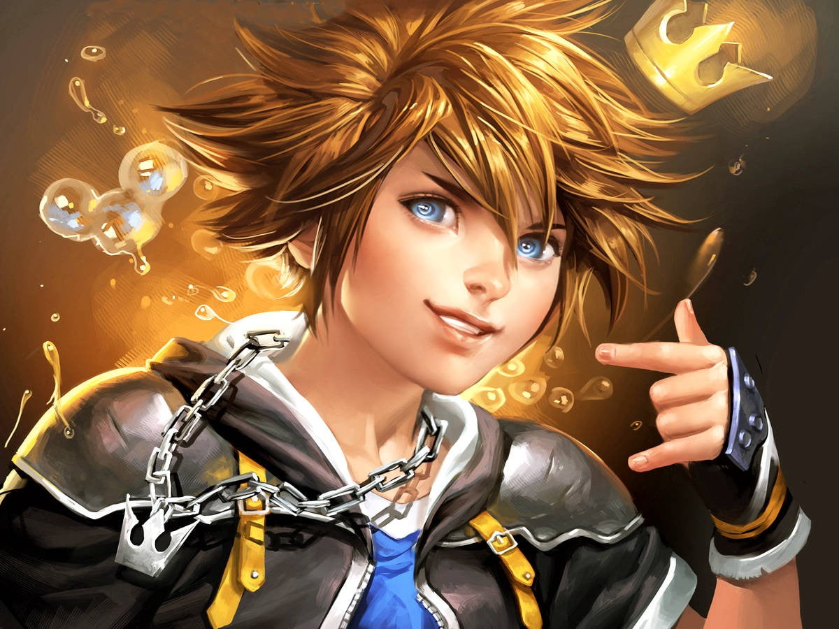 Male Anime Character Wallpaper, Anime Boys, Digital - Kingdom Hearts Sora Realistic , HD Wallpaper & Backgrounds