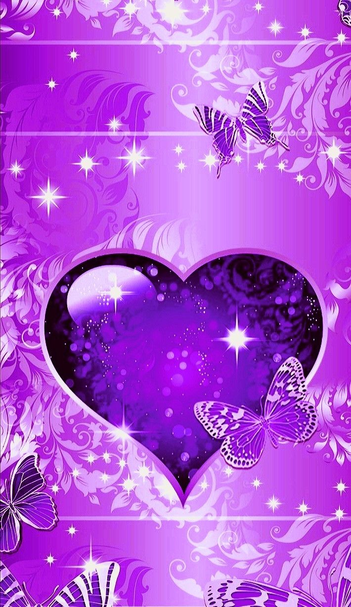 Purple Heart - Love New Wallpaper 2019 , HD Wallpaper & Backgrounds