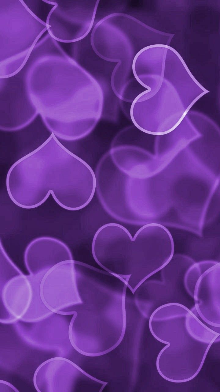Purple Hearts - Purple Heart , HD Wallpaper & Backgrounds