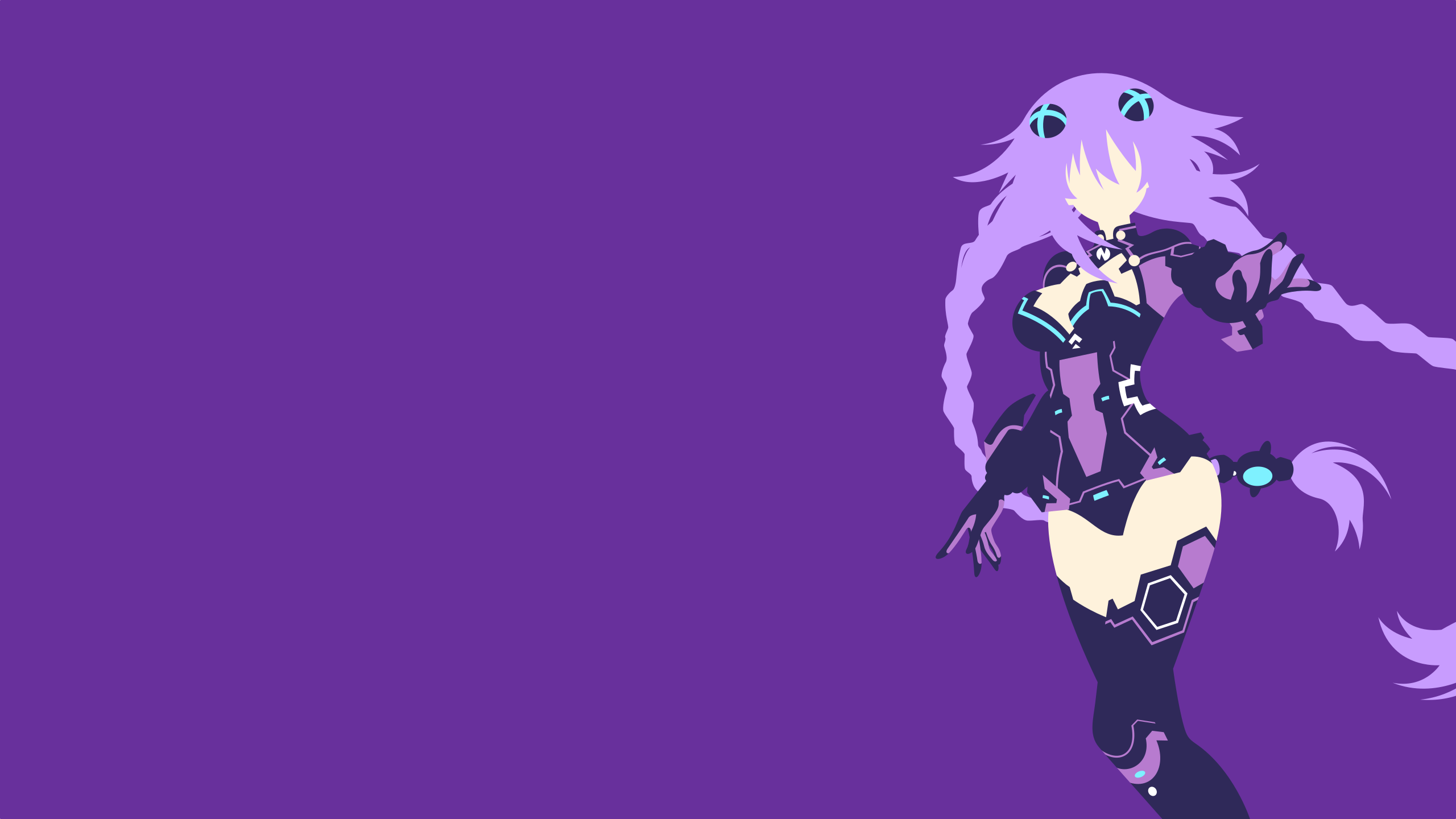 Purple Heart - Hyperdimension Neptunia , HD Wallpaper & Backgrounds