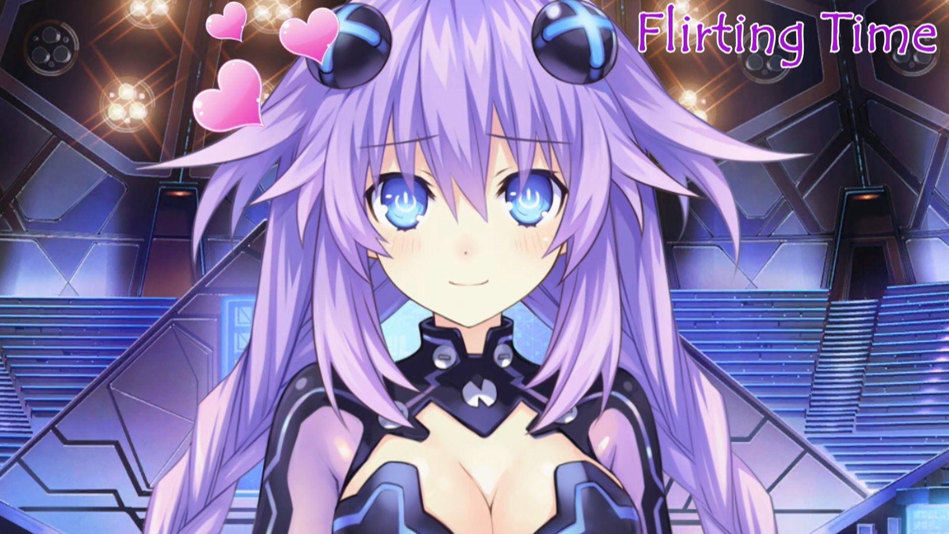 Purple Heart - Megadimension Neptunia Purple Heart , HD Wallpaper & Backgrounds