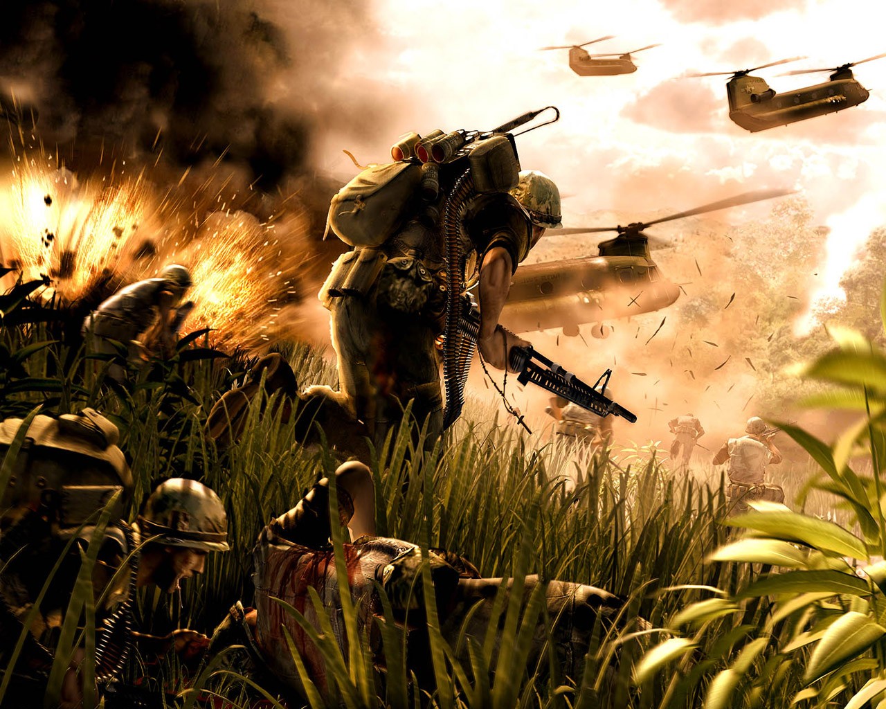 Brutal War Game Wallpaper - Shellshock Nam 67 , HD Wallpaper & Backgrounds
