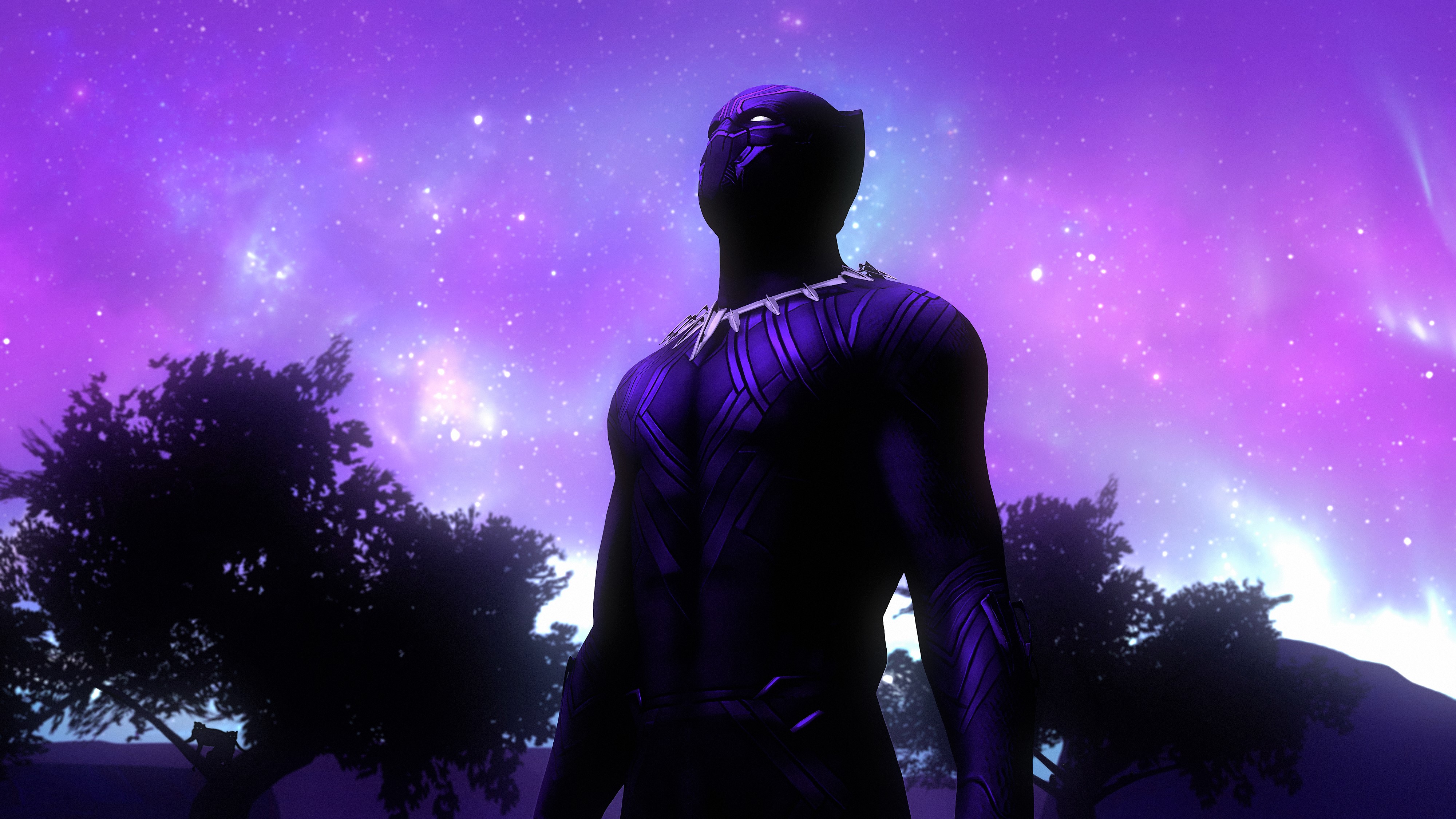 Black Panther Wallpaper 4k (#1910843) - HD Wallpaper & Backgrounds Download