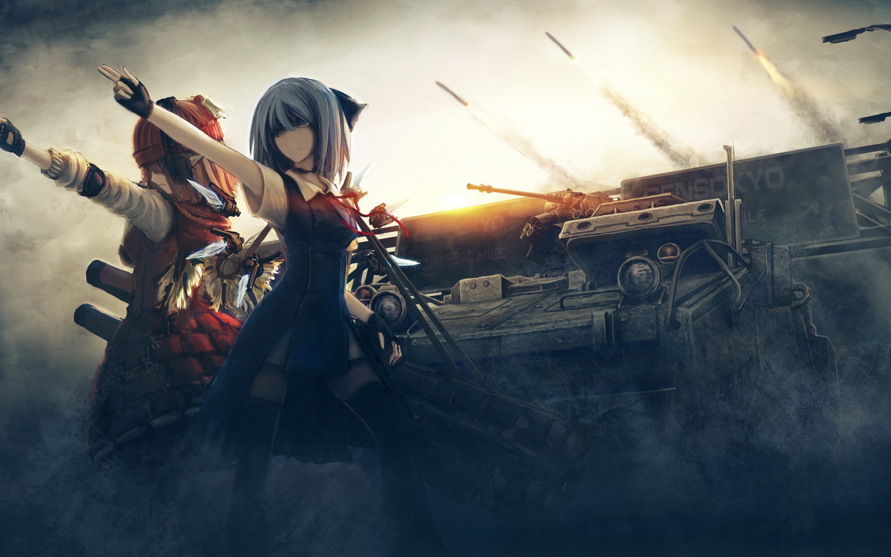 Wallpaper De Animes - Touhou War , HD Wallpaper & Backgrounds