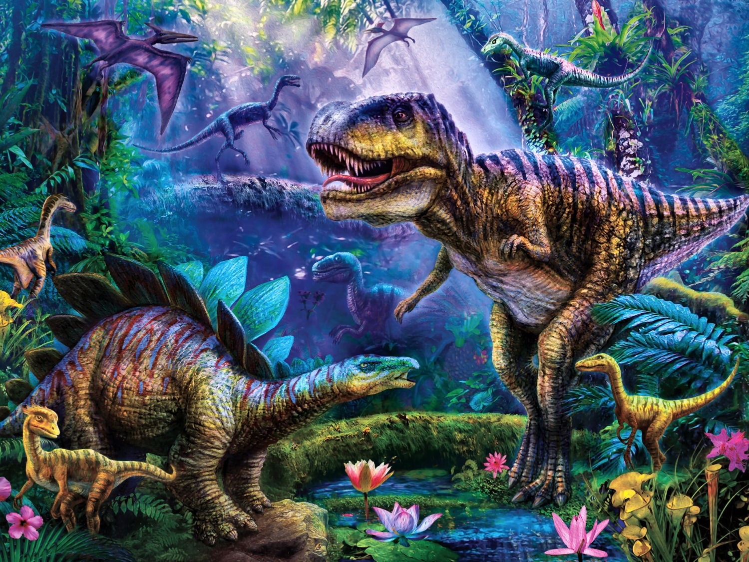 Walking With Dinosaurs 3d Wallpapers - Dinosaurs Jigsaw Puzzle , HD Wallpaper & Backgrounds