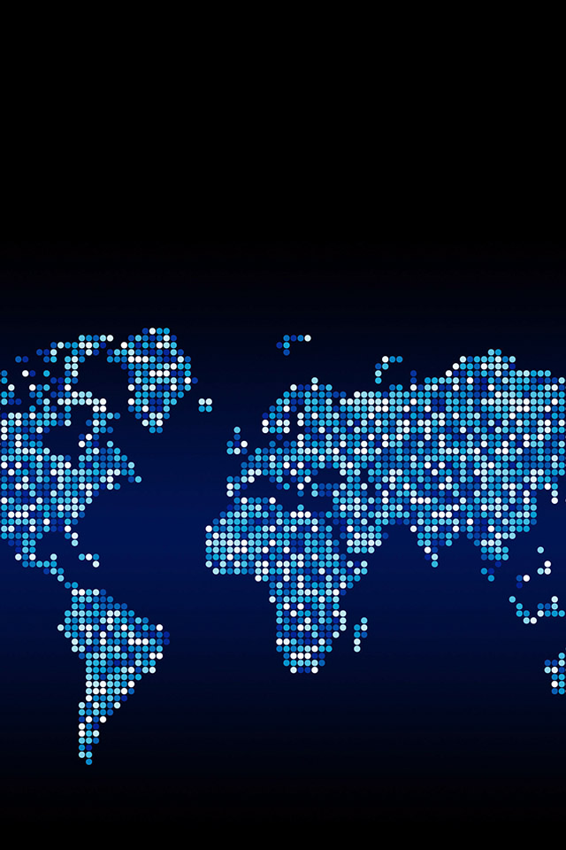 Normal - World Map Wallpaper Blue , HD Wallpaper & Backgrounds