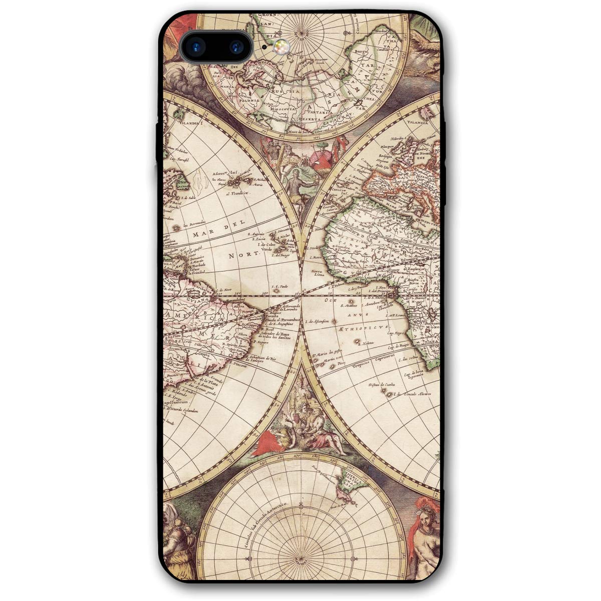Pabcdef Old World Map Wallpaper Iphone 7 Plus / 8 Plus - Classic Map , HD Wallpaper & Backgrounds