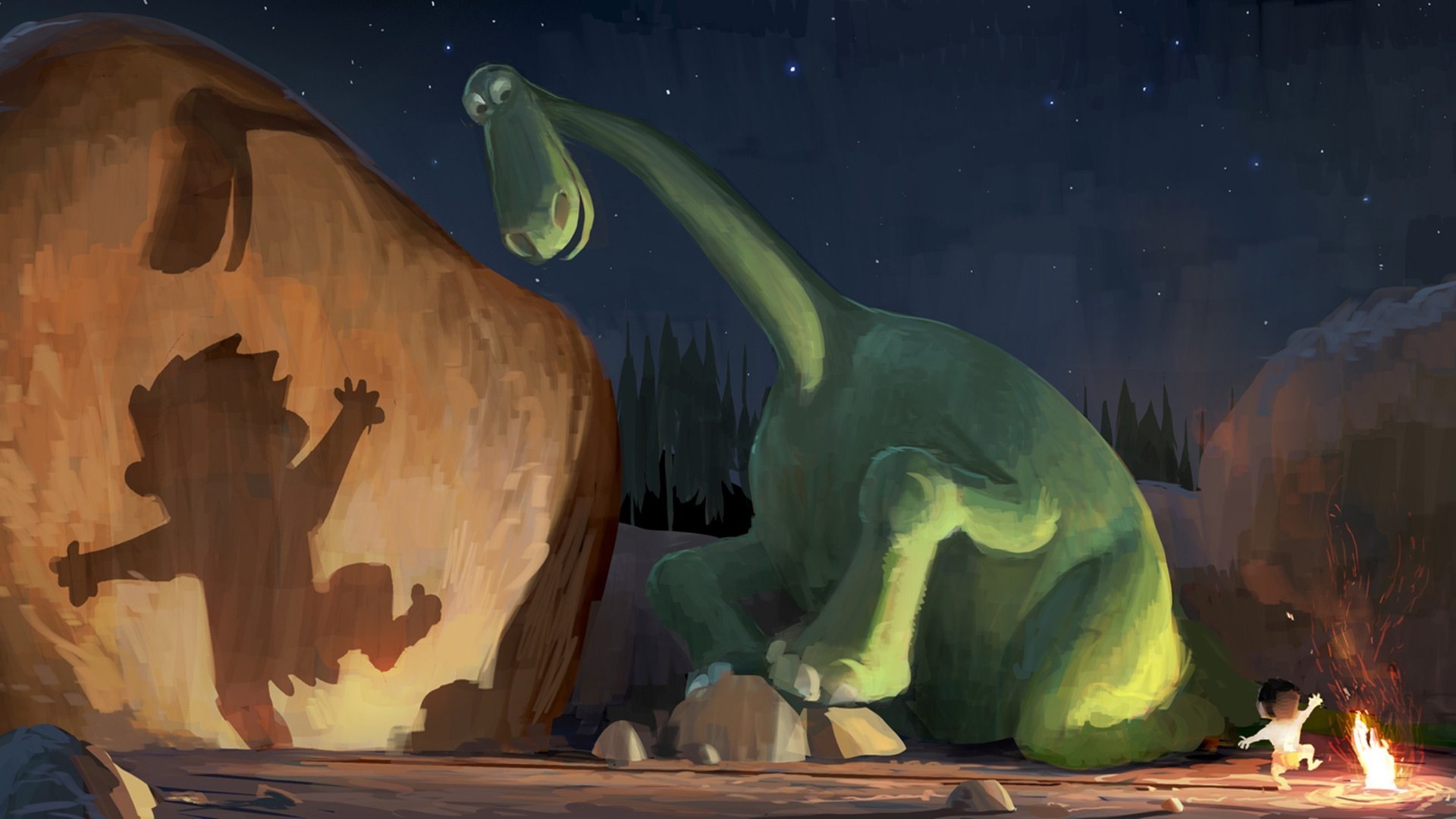 Digital Art, Animals, Nature, Pixar Animation Studios, - Good Dinosaur Wallpapers 4k , HD Wallpaper & Backgrounds