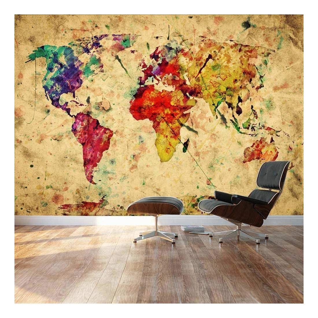 Amazon - Com - Wall26 - Large Wall Mural - Grunge/vintage - Vintage World Map Background Hd , HD Wallpaper & Backgrounds