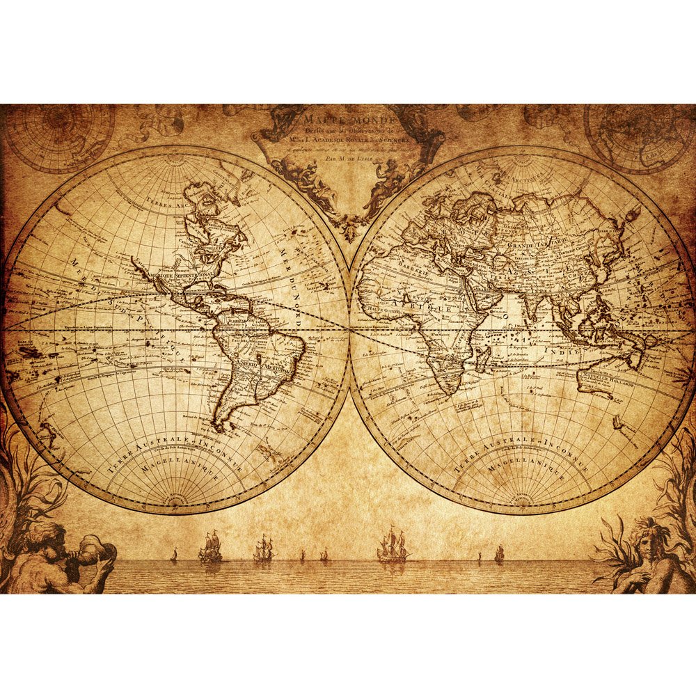 Featured image of post Vintage Mapa Mundi Wallpaper World map vintage sepia illustration