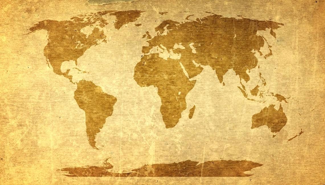 Vintage World Map Wallpaper Vintage World Map Wallpaper - Great Pyramid Of Giza World Map , HD Wallpaper & Backgrounds