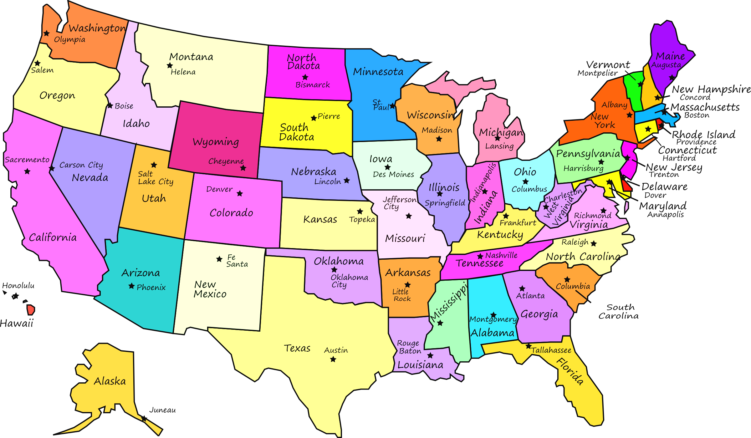 United States Map Desktop Wallpaper Wallpapersafari - State Name Us Maps , HD Wallpaper & Backgrounds