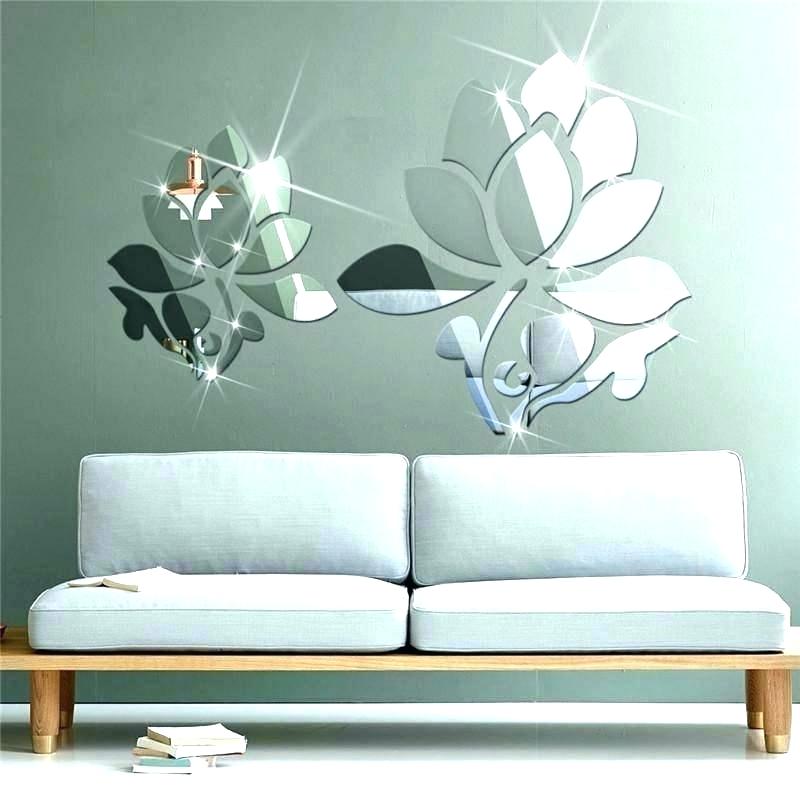 3d Mirror Wallpaper Wall Mirrors Acrylic Wall Mirrors - Bedroom Wall Stickers 3d , HD Wallpaper & Backgrounds