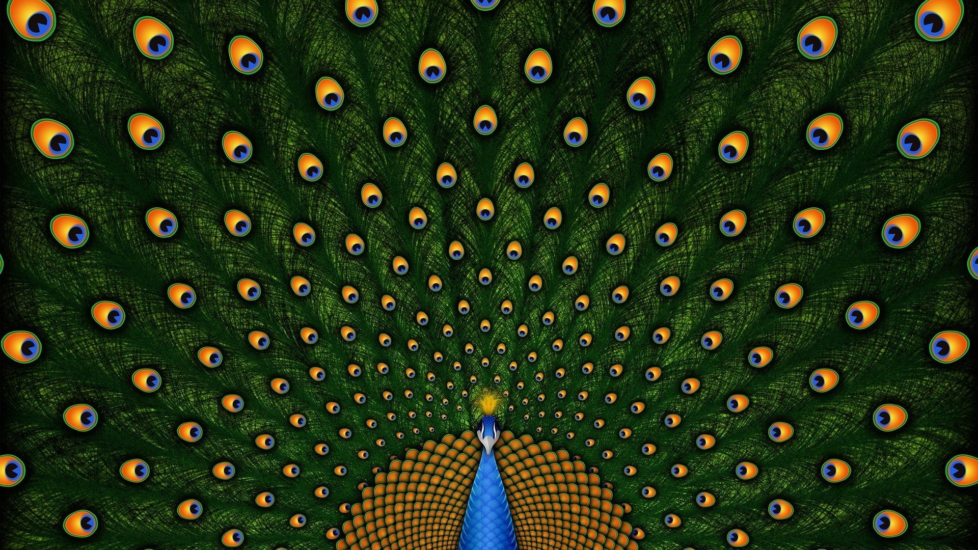 Mirror Reflection Abstract Wallpapers - Peacock Feathers Images In Hd , HD Wallpaper & Backgrounds