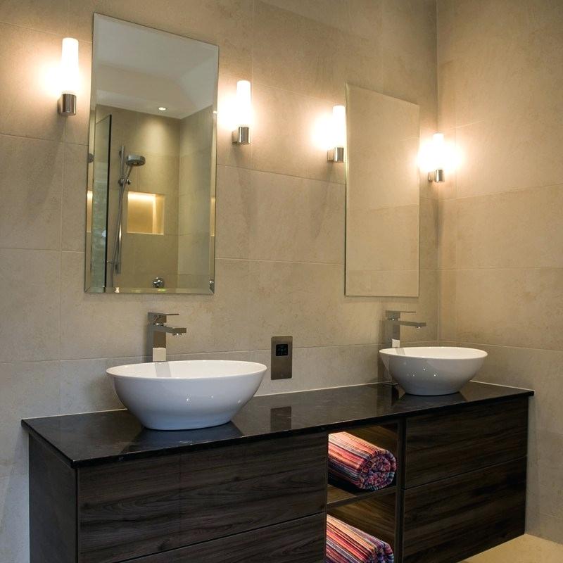 Lights In Wall Ideas Of Bathroom Design Wallpaper - Wall Lights In Bathroom , HD Wallpaper & Backgrounds