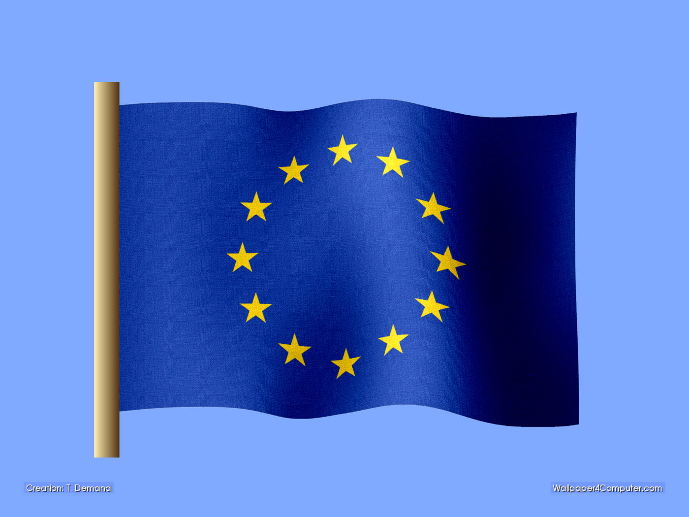 Eu Flag Wallpaper - Flag , HD Wallpaper & Backgrounds
