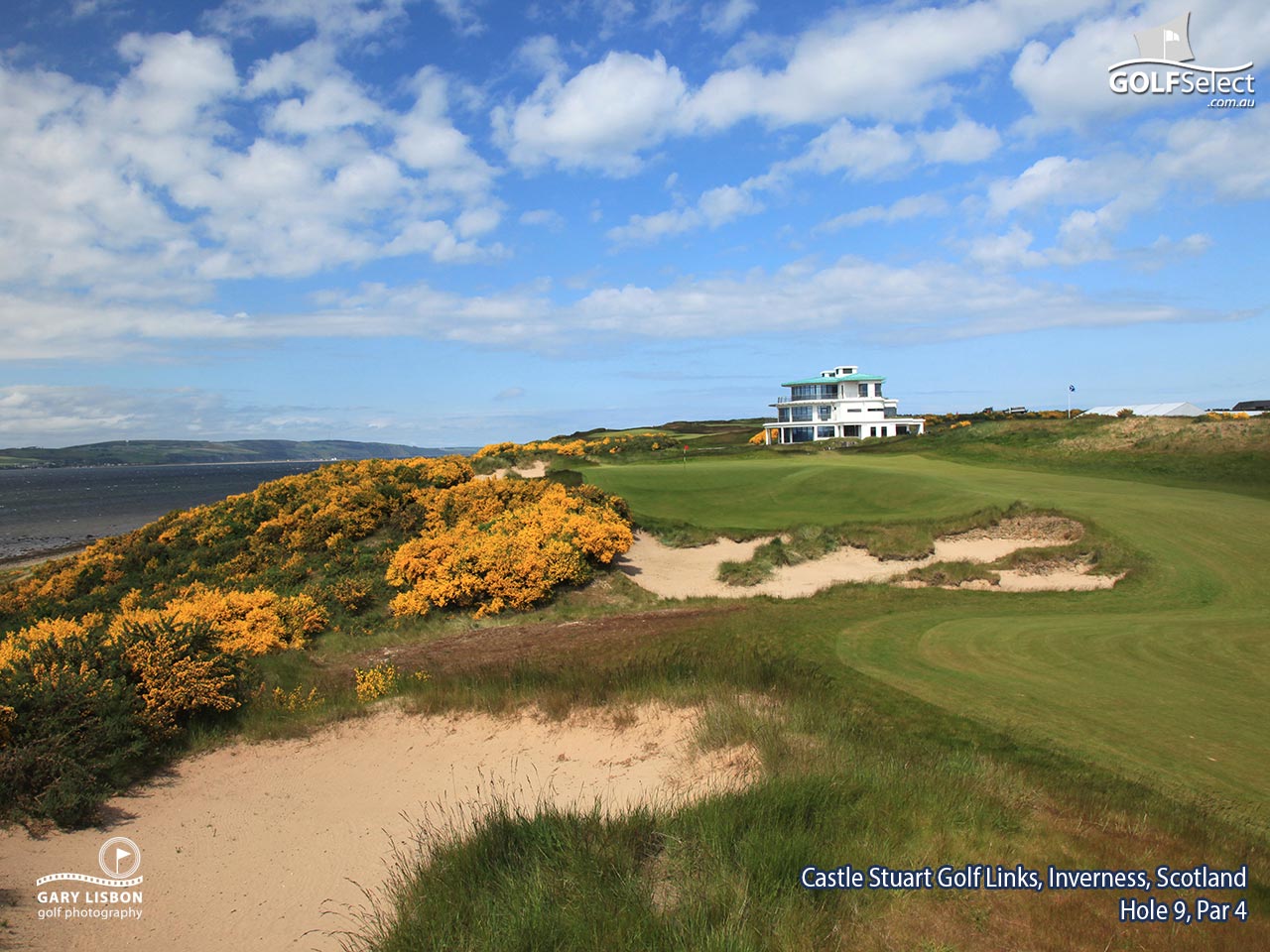 Castle Stuart Golf Links Hole 9, Par - Coast , HD Wallpaper & Backgrounds