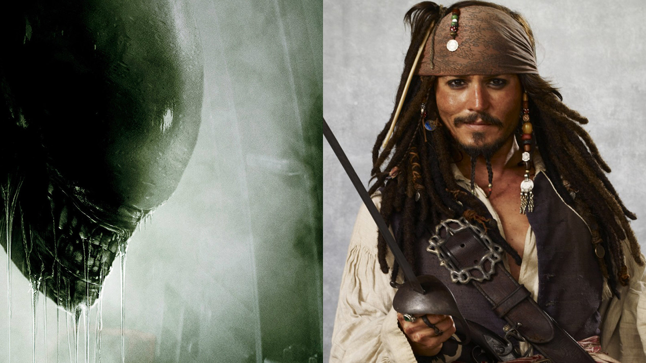 Jack Sparrow And The Alien - Jack Sparrow One Eye , HD Wallpaper & Backgrounds