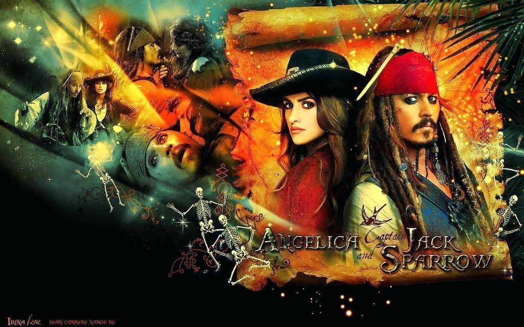 Pirates - Jack And Angelica , HD Wallpaper & Backgrounds