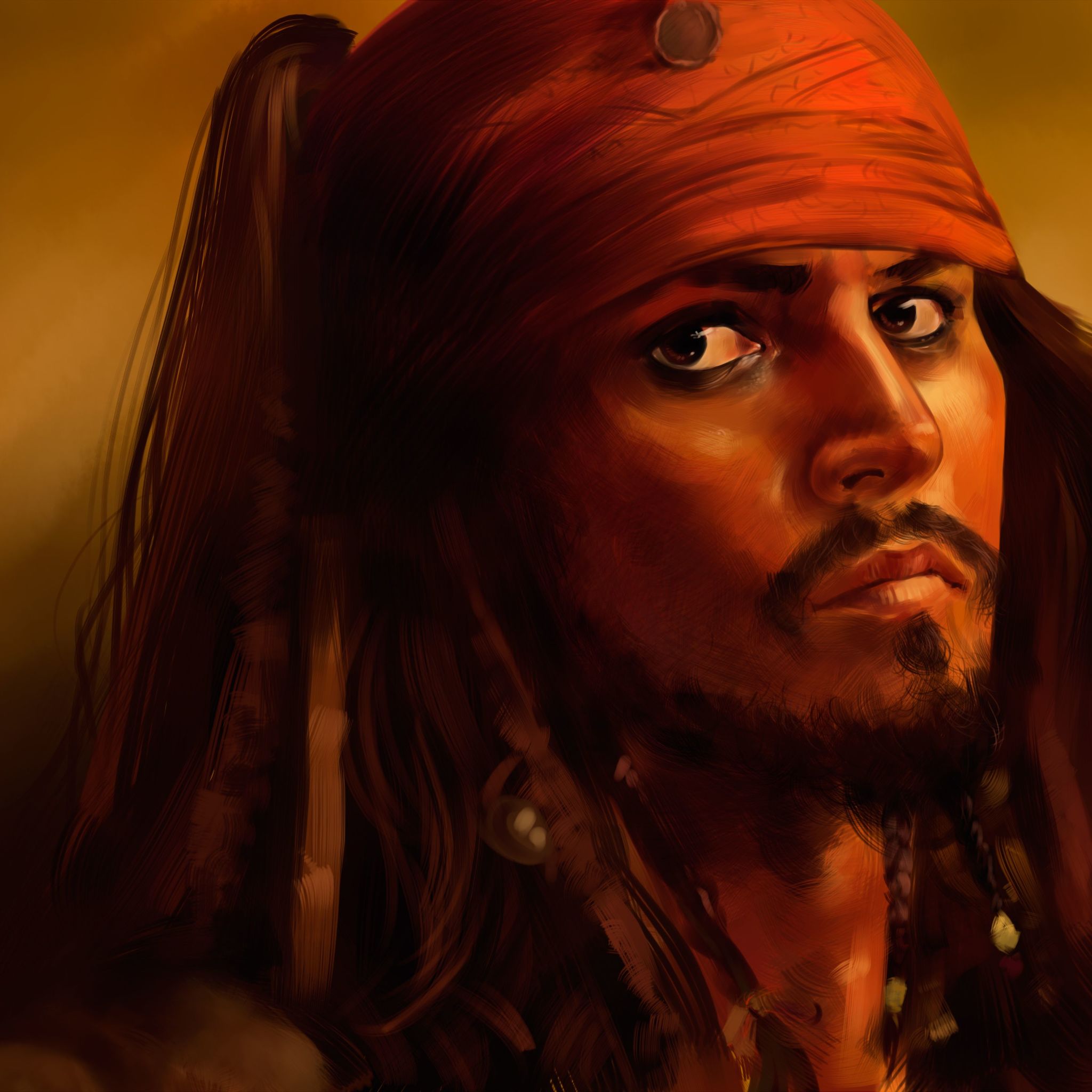 Jack Sparrow 5k Art Jj - Jack Sparrow , HD Wallpaper & Backgrounds