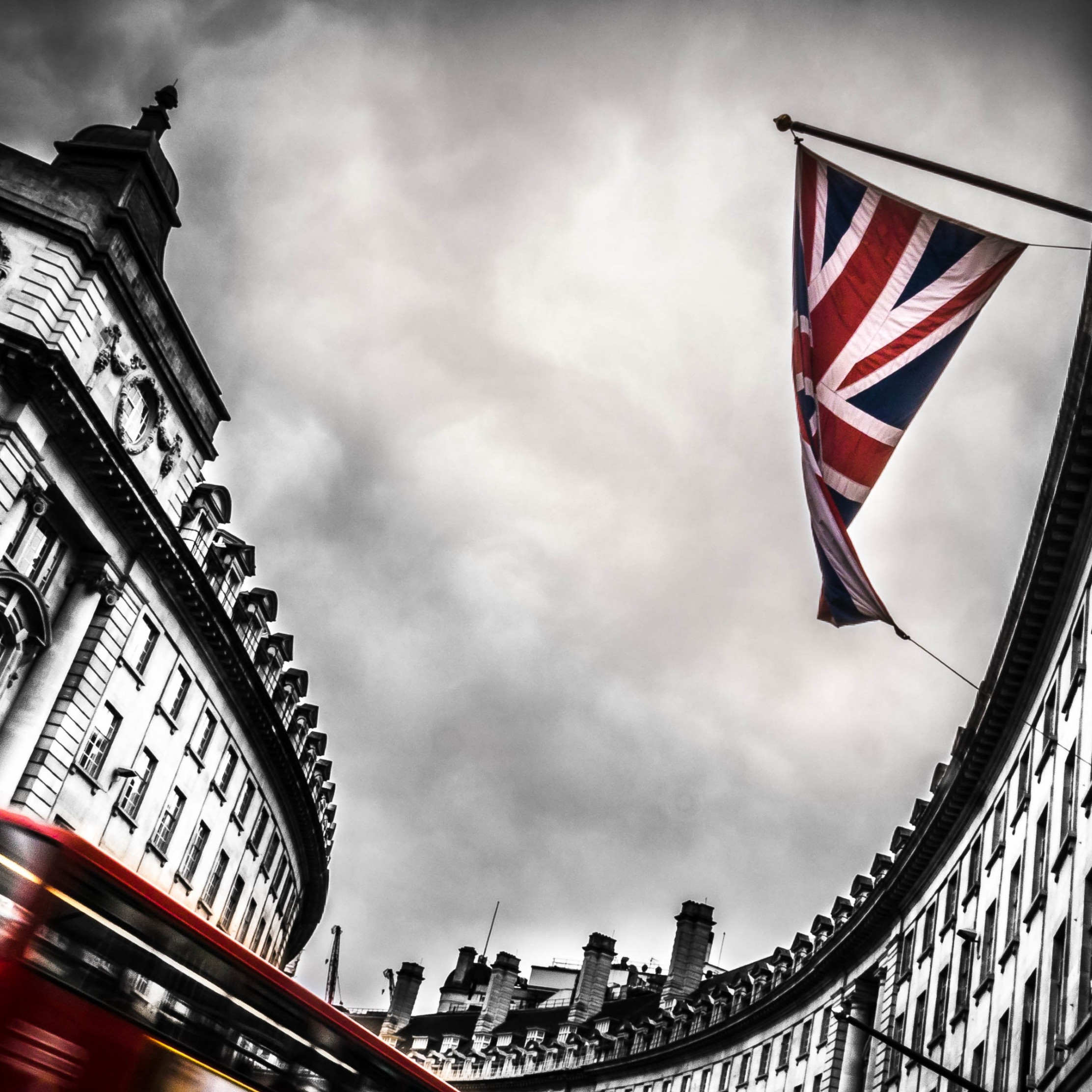 London Bus And England Flag - London Flag Wallpaper Hd , HD Wallpaper & Backgrounds