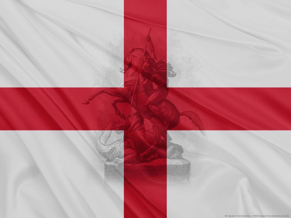 England Flag Wallpaper - St Georges Flag Wallpaper Hd , HD Wallpaper & Backgrounds