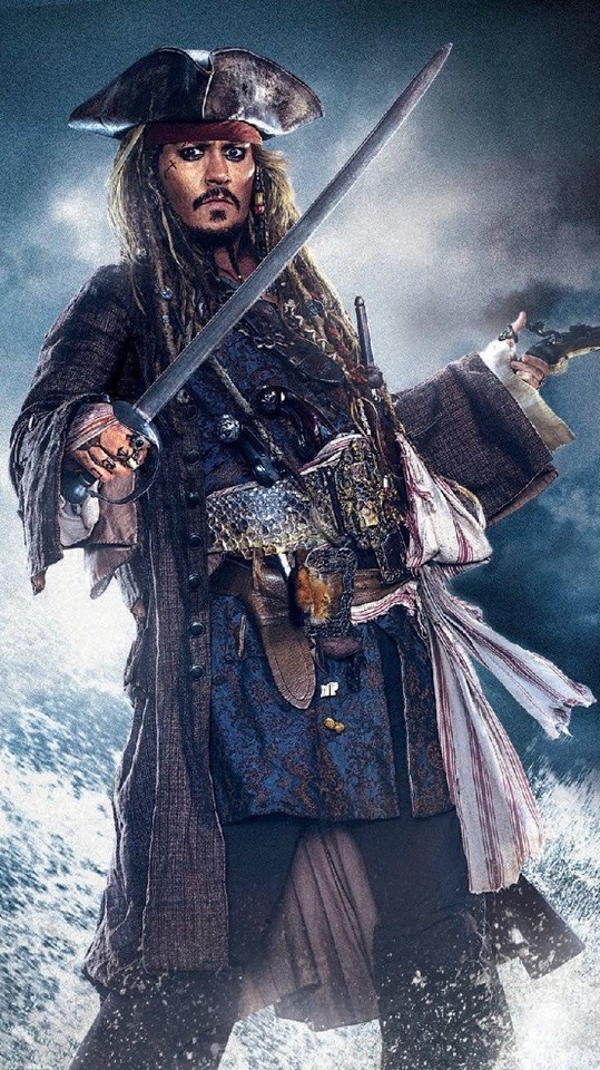 Now We Can Have Some Proper Potc 5 Lock Screens - Jack Sparrow , HD Wallpaper & Backgrounds