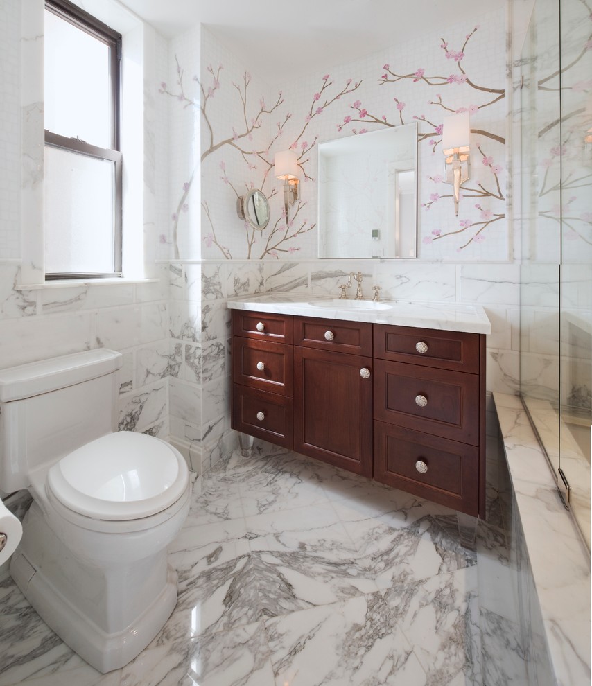 Cherry Blossom Bedroom Wallpaper Bathroom Contemporary - Cherry Blossom Wallpaper Bathroom , HD Wallpaper & Backgrounds
