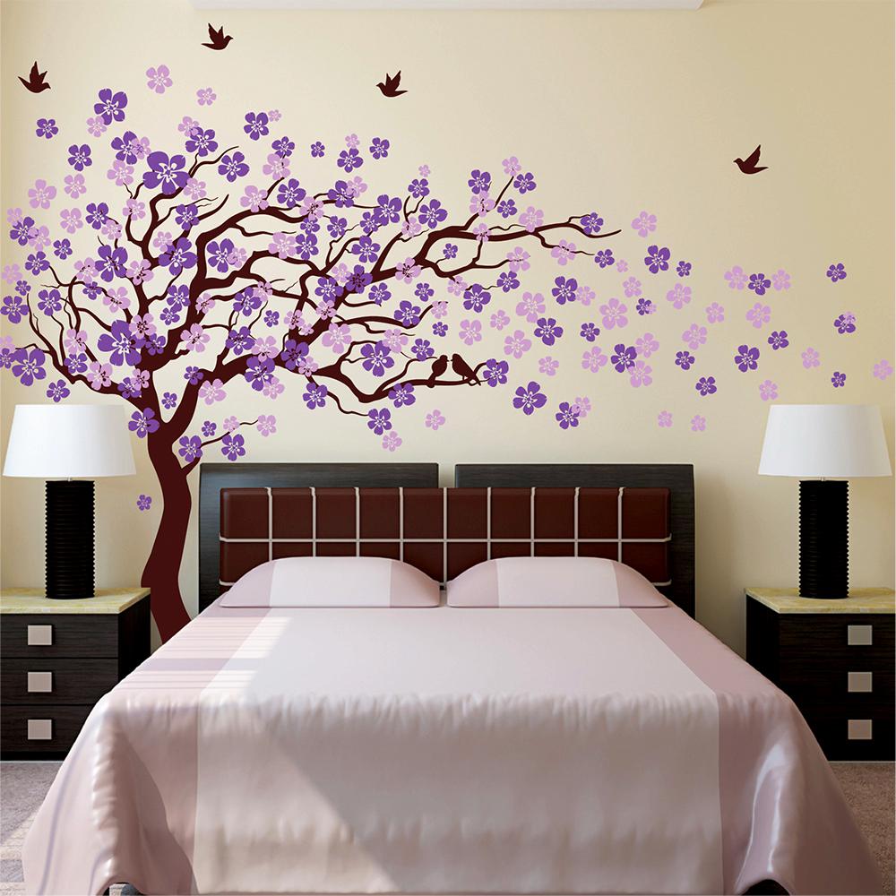 Cherry Blossom Tree Removable Wall Decal Pt 0182 2 - Cherry Blossoms Wall Decal , HD Wallpaper & Backgrounds