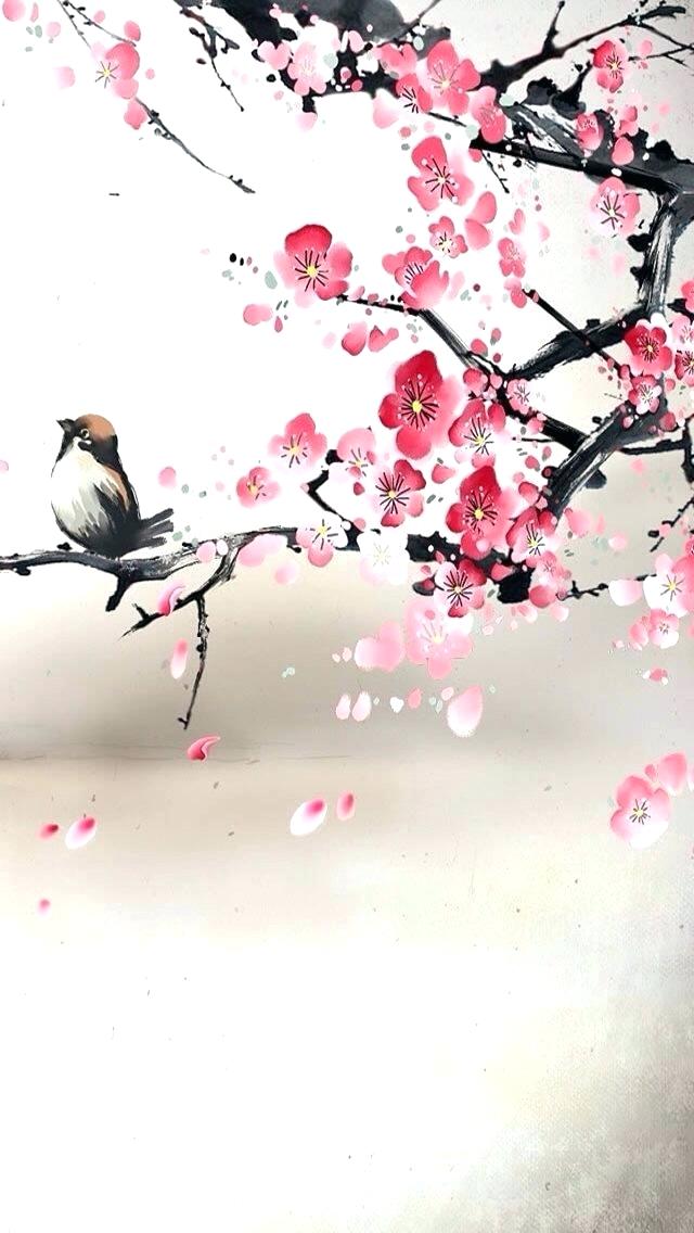 Japanese Cherry Blossom Garden Wallpaper Garden Wallpaper - Cherry Blossom Wallpaper Iphone , HD Wallpaper & Backgrounds