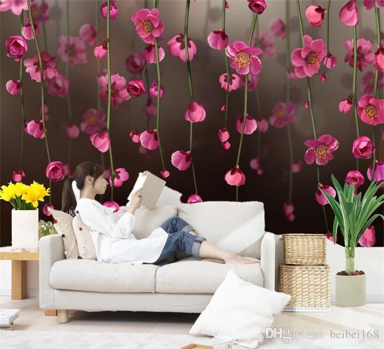 3d Japanese Wallpaper Cherry Blossom Photo Murals Beautiful - Papel De Parede De Flores , HD Wallpaper & Backgrounds