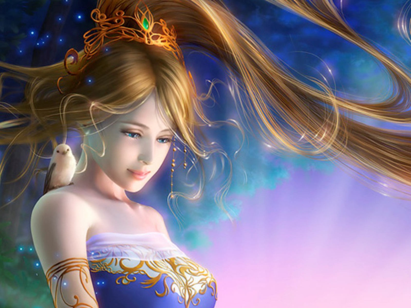 Sapphire Princess - Beautiful Princess Wallpaper Hd , HD Wallpaper & Backgrounds