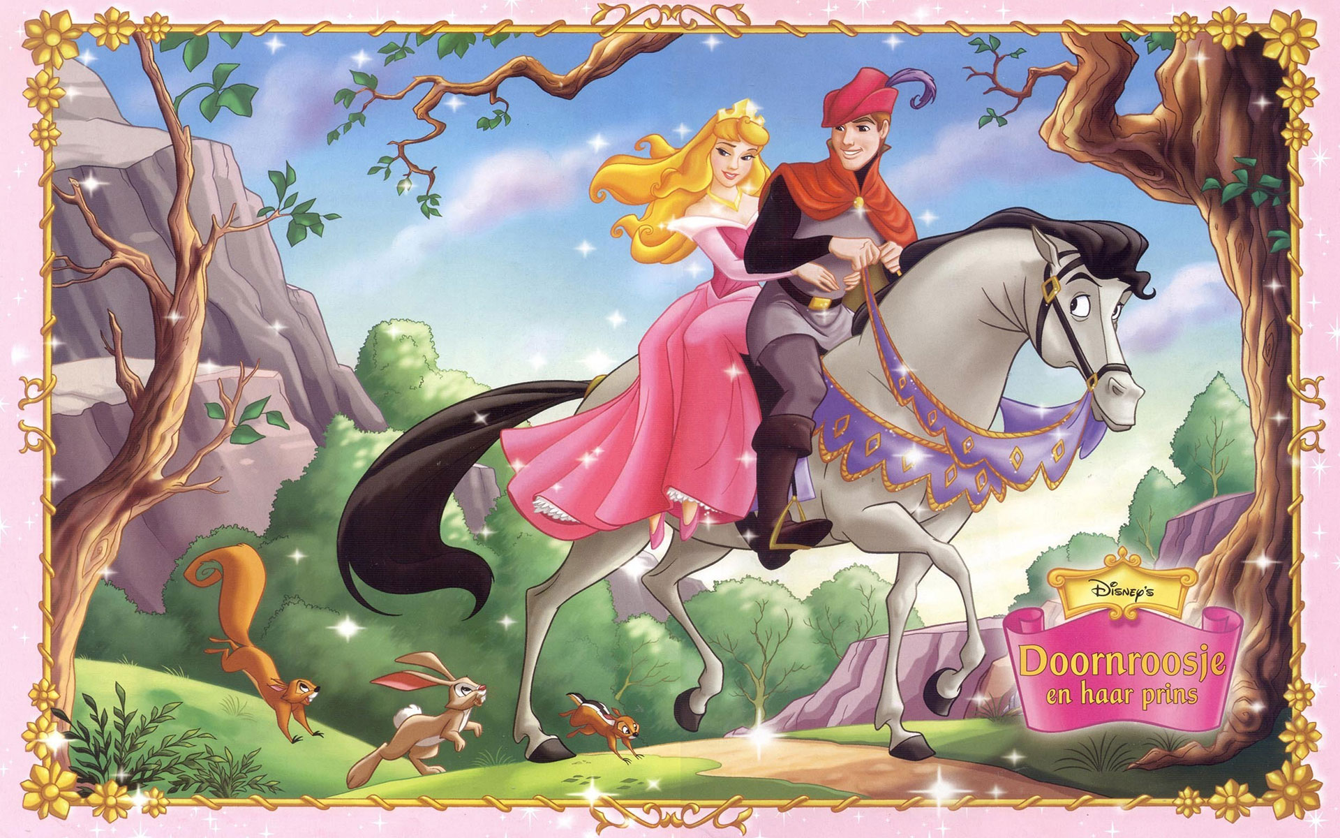 Sleeping Beauty Hd Wallpaper - Princess And Prince Hd , HD Wallpaper & Backgrounds