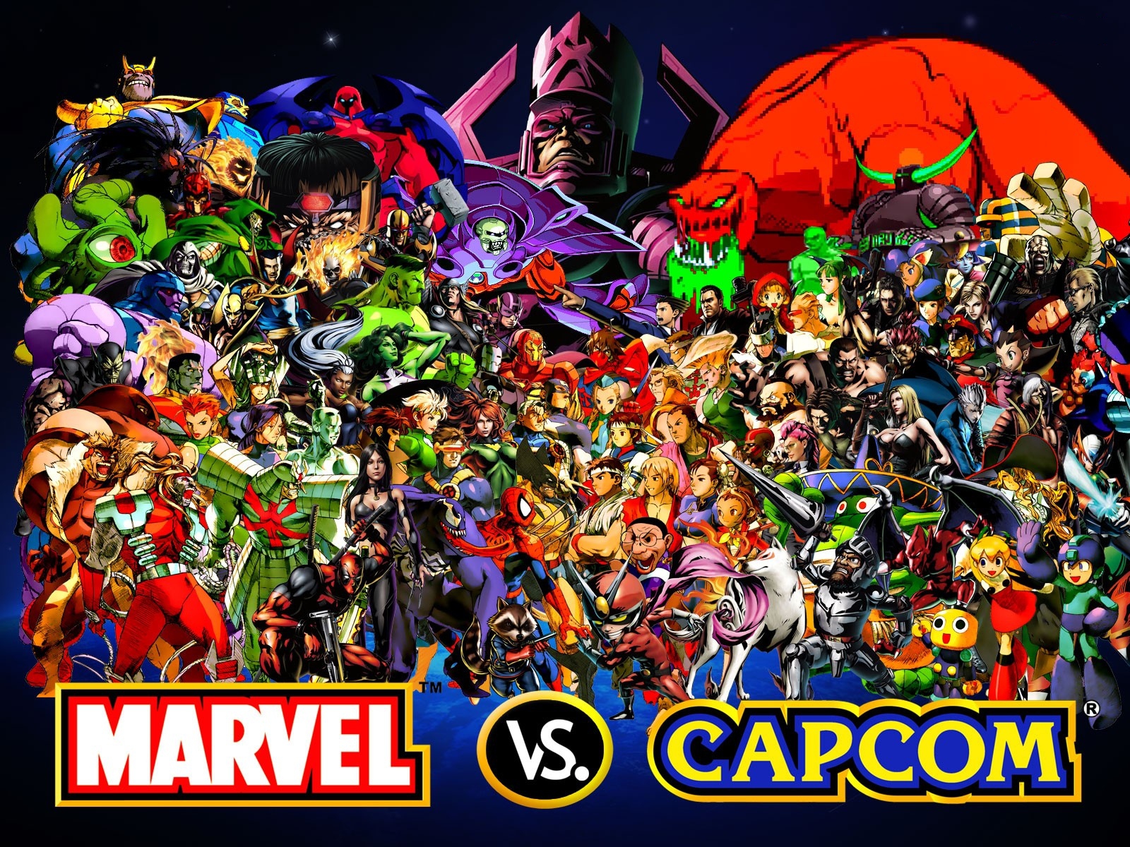 Capcom 2 Hd Wallpaper Hd - Marvel Vs Capcom Wall Paper , HD Wallpaper & Backgrounds