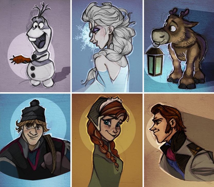 Movie Frozen Olaf Sven Princess Anna Arendelle Kristoff - Prince Hans Cartoon , HD Wallpaper & Backgrounds